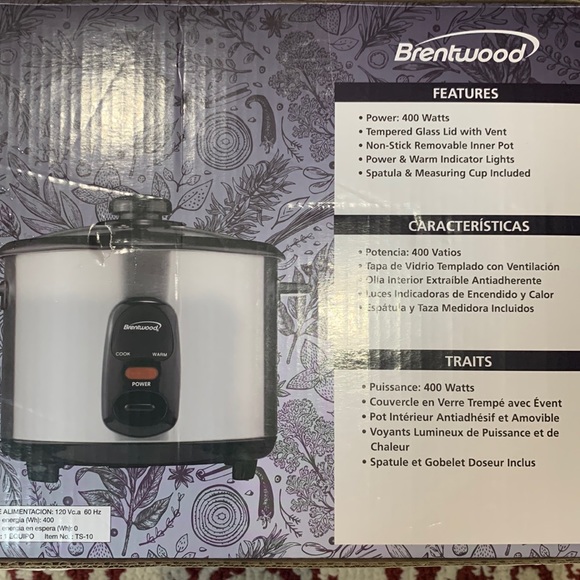 5 cups rice cooker. ‎10.75 x 8.5 x 9 inches - Picture 2 of 7